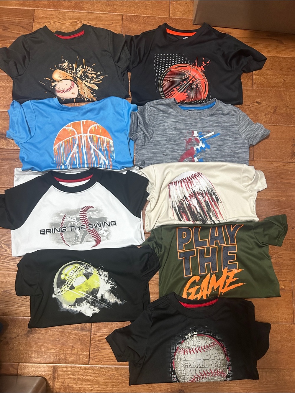 9 assorted BCG boys shirts